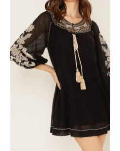 Dan Post Store 6 Shyanne Women's Gauze Embroidered Dress