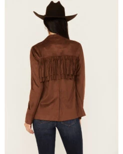 Shyanne Women's Faux Suede Fringe Jacket -Dan Post Store 2000386680 210 P4