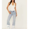 Shyanne Women's Wild Indigo Light Wash Mid Rise Bootcut Jeans 2 Shyanne Women's Wild Indigo Light Wash Mid Rise Bootcut Jeans -Dan Post Store 2000386843 412 P1