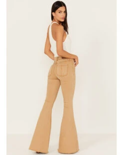 Shyanne Women's Iced Coffee High Rise Stretch Super Flare Jeans -Dan Post Store 2000386847 205 P3