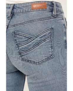 Shyanne Women's Aviza Dark Wash Mid Rise Bootcut Jeans