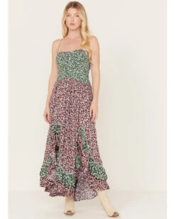 Free People Women's One I Love Floral Maxi Dress 8 Free People Women's One I Love Floral Maxi Dress -Dan Post Store 2000387360 900 P2