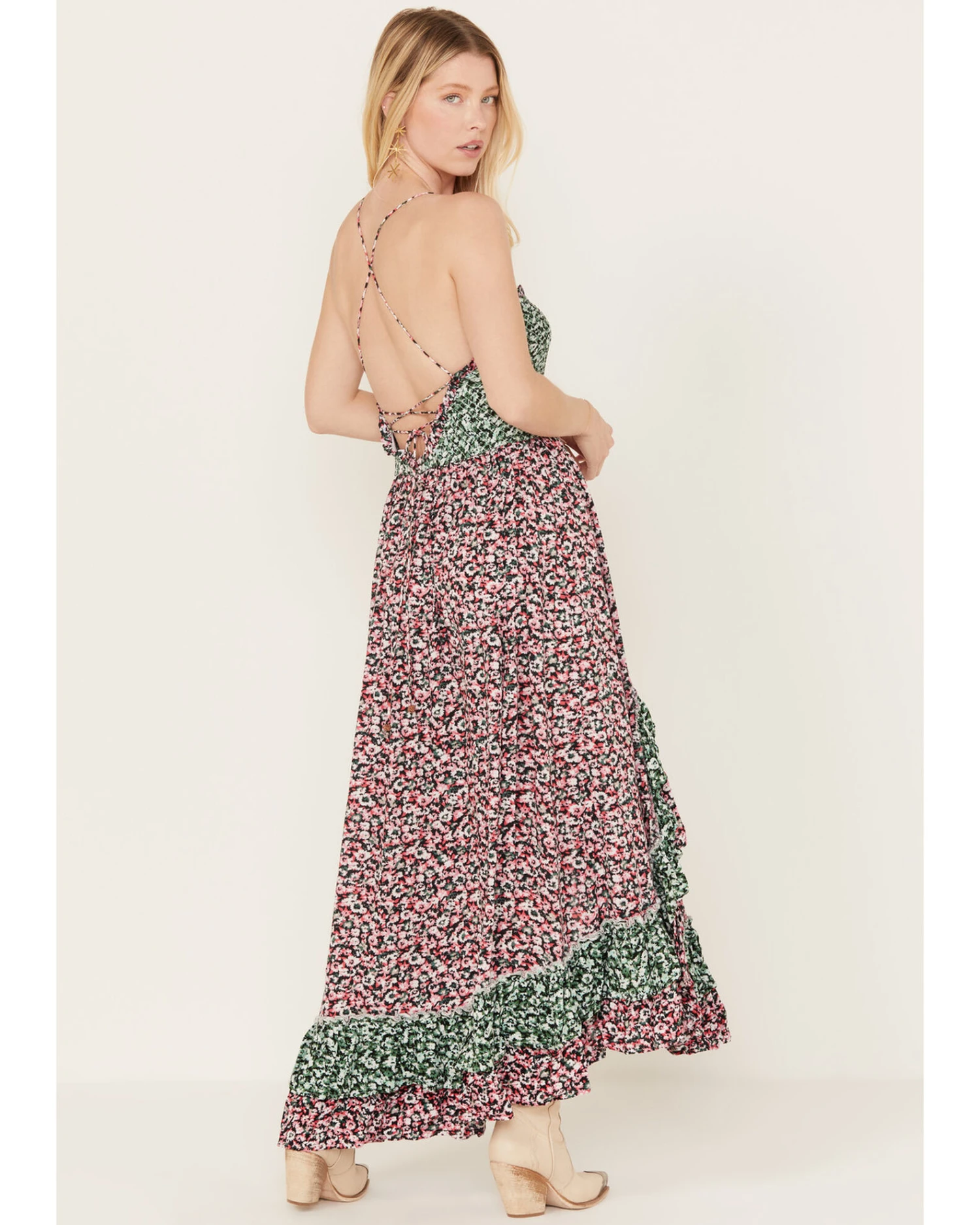 Free People Women's One I Love Floral Maxi Dress 3 Free People Women's One I Love Floral Maxi Dress