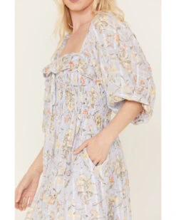 Free People Women's Oasis Floral Print Midi Dress -Dan Post Store 2000387363 570 P4