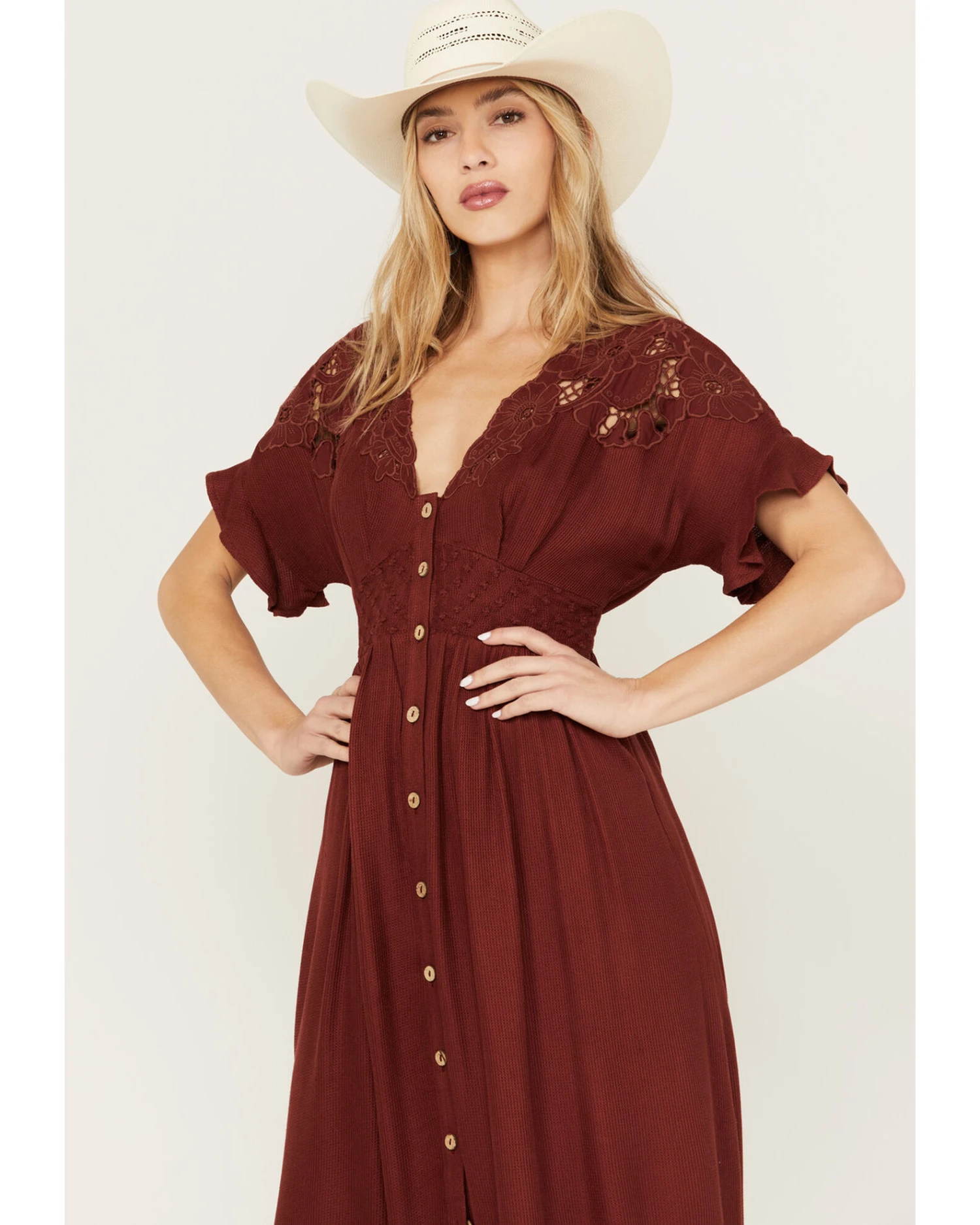 Free People Women's Colette Maxi Dress 5 Free People Women's Colette Maxi Dress - Image 3