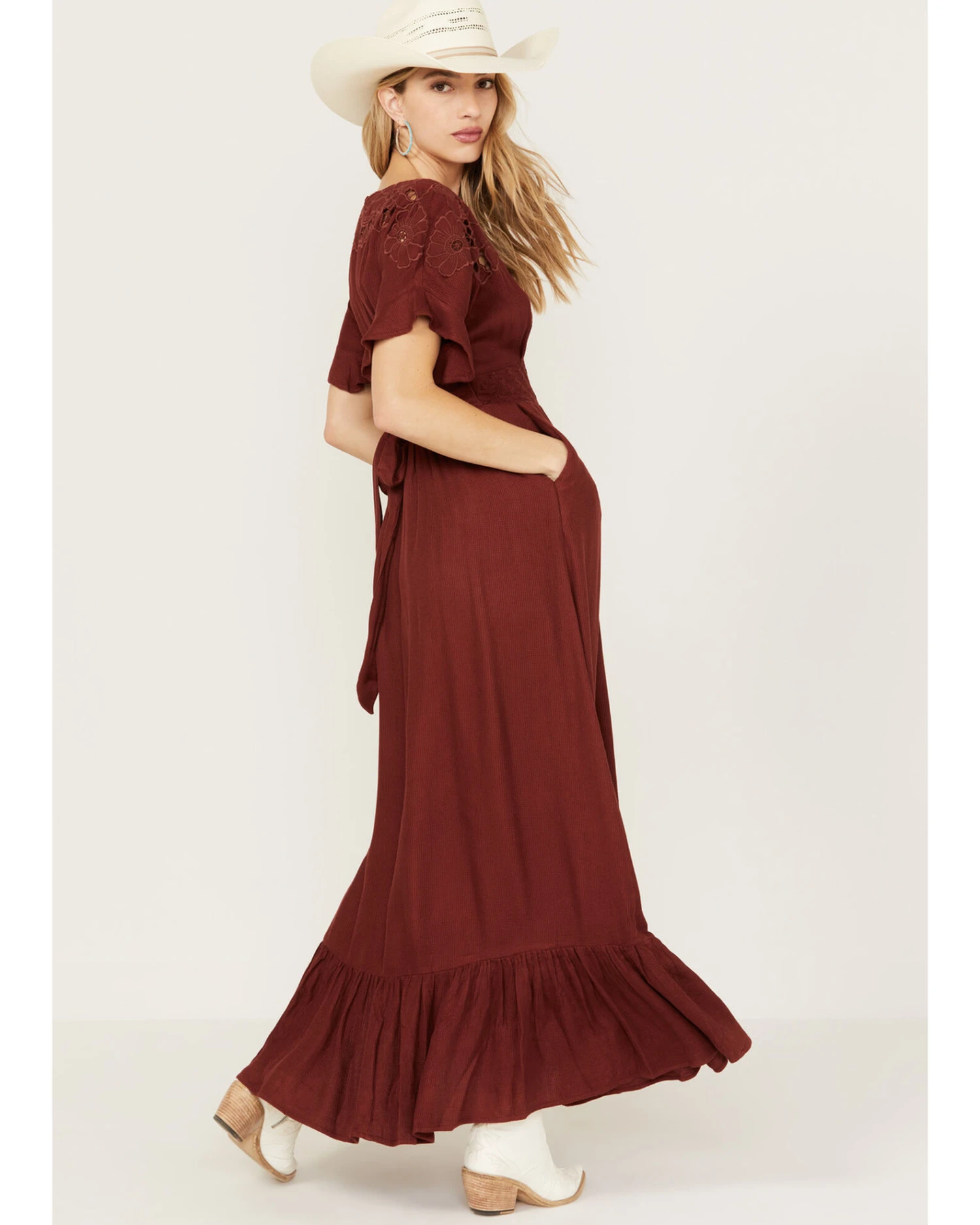 Free People Women's Colette Maxi Dress 6 Free People Women's Colette Maxi Dress - Image 4
