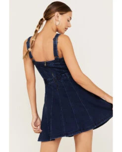 Dan Post Store 16 Free People Women's Margot Denim Mini Dress