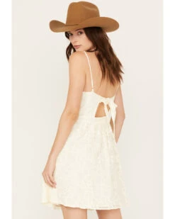 Molly Bracken Women's Lace Button Down Sleeveless Mini Dress 8 Molly Bracken Women's Lace Button Down Sleeveless Mini Dress -Dan Post Store 2000388359 103 P4