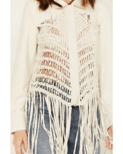 Wonderwest Women's Macrame Back Long Sleeve Snap Shirt 8 Wonderwest Women's Macrame Back Long Sleeve Snap Shirt -Dan Post Store 2000389174 100 P3