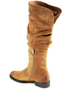 Band Of The Free Women's Koa Suede Tall Scrunch Boots - Round Toe
