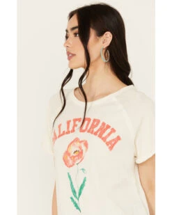 Free People Women's California State Flower Short Sleeve Graphic Tee -Dan Post Store 2000390358 103 P2