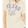 Free People Women's Texas State Flower Short Sleeve Graphic Tee -Dan Post Store 2000390359 251 P3