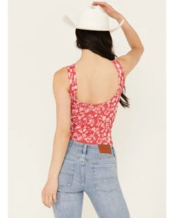 Free People Women's Clean Lines Printed Bodysuit -Dan Post Store 2000390361 600 P4