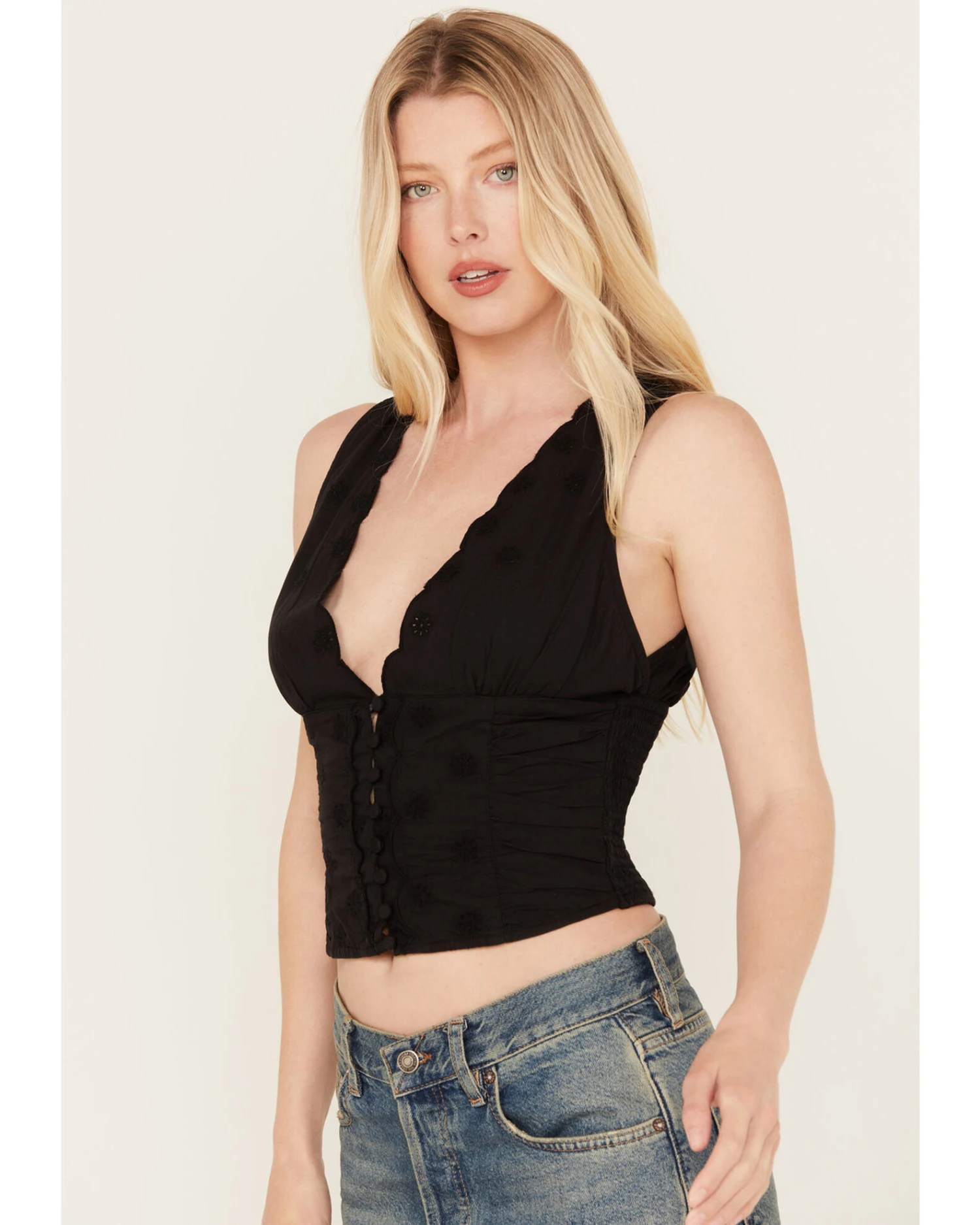 Free People Women's Nolan Cropped Tank Top 6 Free People Women's Nolan Cropped Tank Top - Image 4