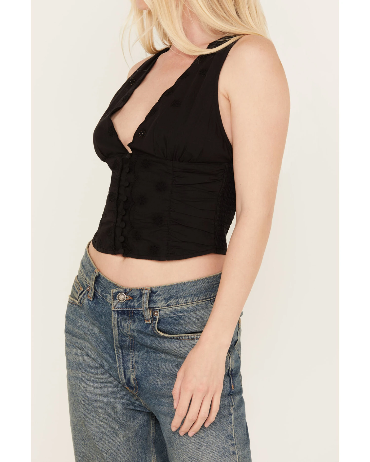 Free People Women's Nolan Cropped Tank Top 4 Free People Women's Nolan Cropped Tank Top - Image 2