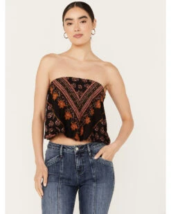 Free People Women's Borderline Tube Top 9 Free People Women's Borderline Tube Top -Dan Post Store 2000392248 001 P1