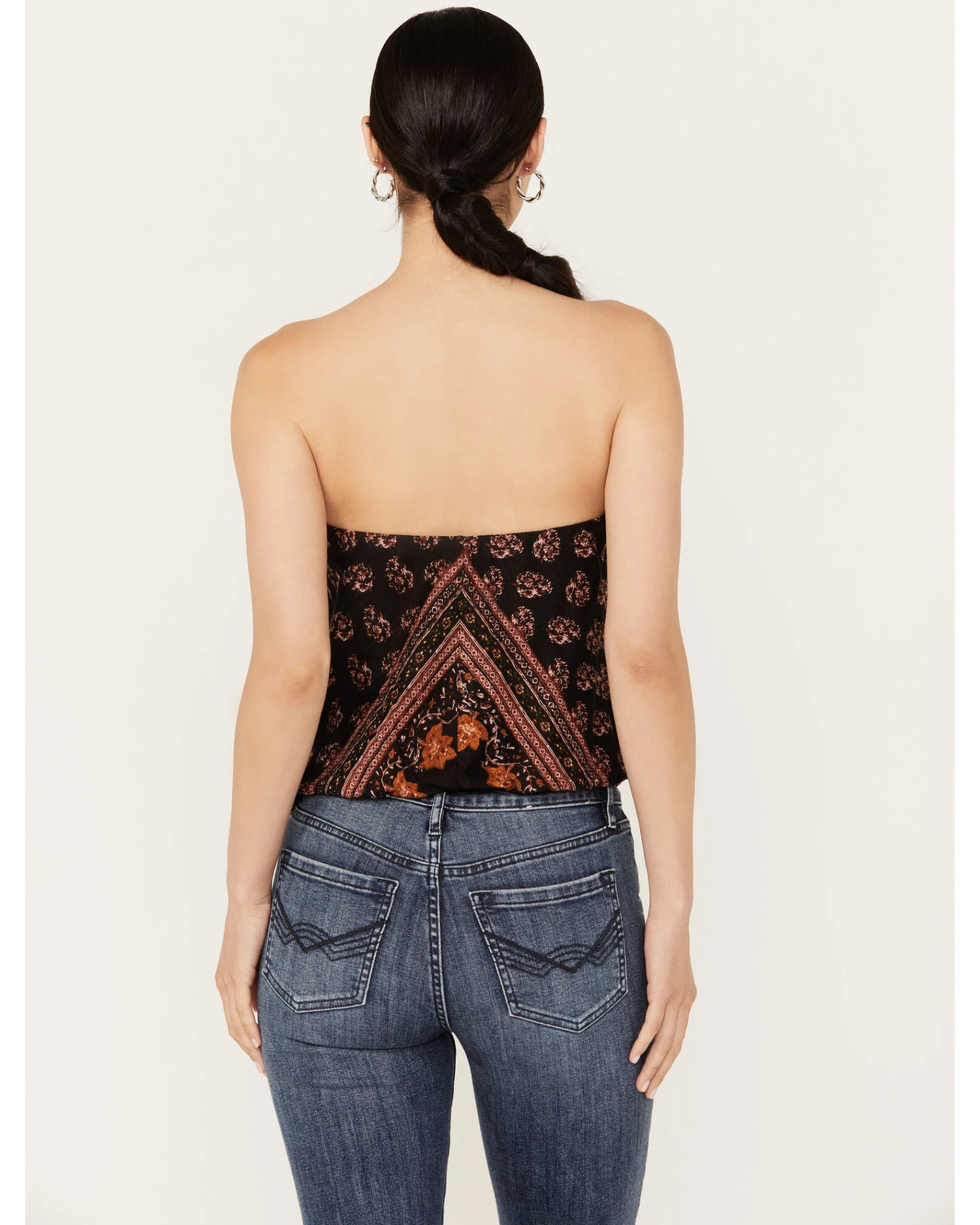 Free People Women's Borderline Tube Top 3 Free People Women's Borderline Tube Top