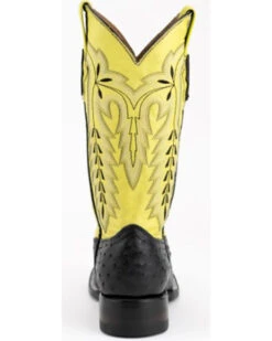Ferrini Women's Exotic Full Quill Ostrich Western Boots - Broad Square Toe 10 Ferrini Women's Exotic Full Quill Ostrich Western Boots - Broad Square Toe -Dan Post Store 2000392251 001 P4