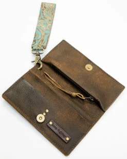 Keep It Gypsy Women's Fallon Tooled Wristlet Wallet