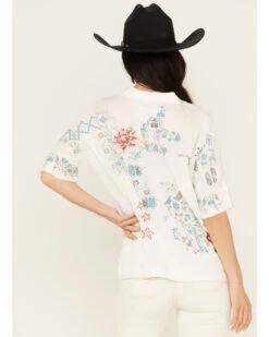 Johnny Was Women's Embroidered Short Sleeve Wodeleah Blouse -Dan Post Store 2000393530 101 P4