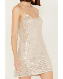 Sadie & Sage Women's Champion Disco Inferno Sequins Mini Dress