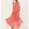 Free People Women's See It Through Floral Long Sleeve Maxi Dress 1 Free People Women's See It Through Floral Long Sleeve Maxi Dress -Dan Post Store 2000395504 600 P2