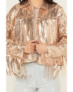 Vocal Women's Fringed Sequined Jacket -Dan Post Store 2000395569 710 P3