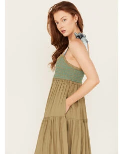 Free People Women's Bluebell Solid Maxi Dress -Dan Post Store 2000395772 300 P4