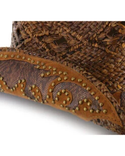 Shyanne Women's Embellished Brim Straw Hat 12 Shyanne Women's Embellished Brim Straw Hat -Dan Post Store 281CK1 41 D2